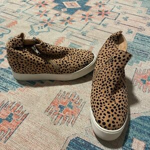 cheetah print booties